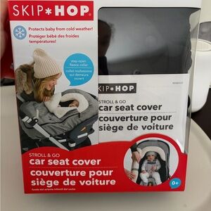 Skip Hop Stroll & Go Car Seat Cover - Black and White